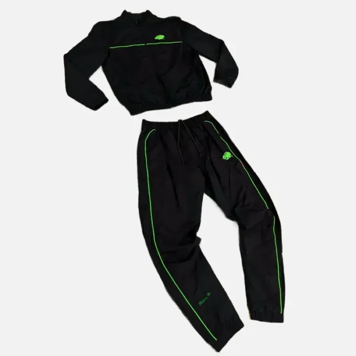 Central Cee BlackGreen SYNA Tracksuit