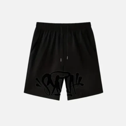 Central Cee Synaworld Print Bermuda Shorts Black