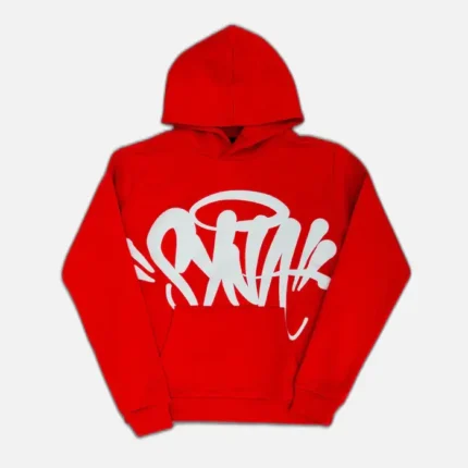 Central Cee Synaworld ‘Syna Logo’ Hoodie Red (1)