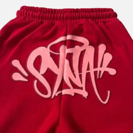 Central Cee Synaworld ‘Syna Logo’ Sweatpants Red (2)