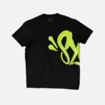 Central Cee Synaworld ‘Syna Logo’ T Shirt BlackGreen (1)