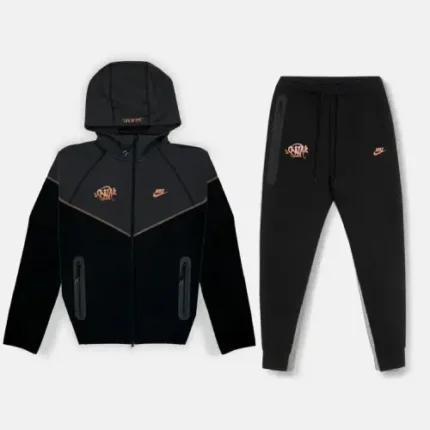 Nike x Syna World Tech Fleece Tracksuit – Black Bronze (2)